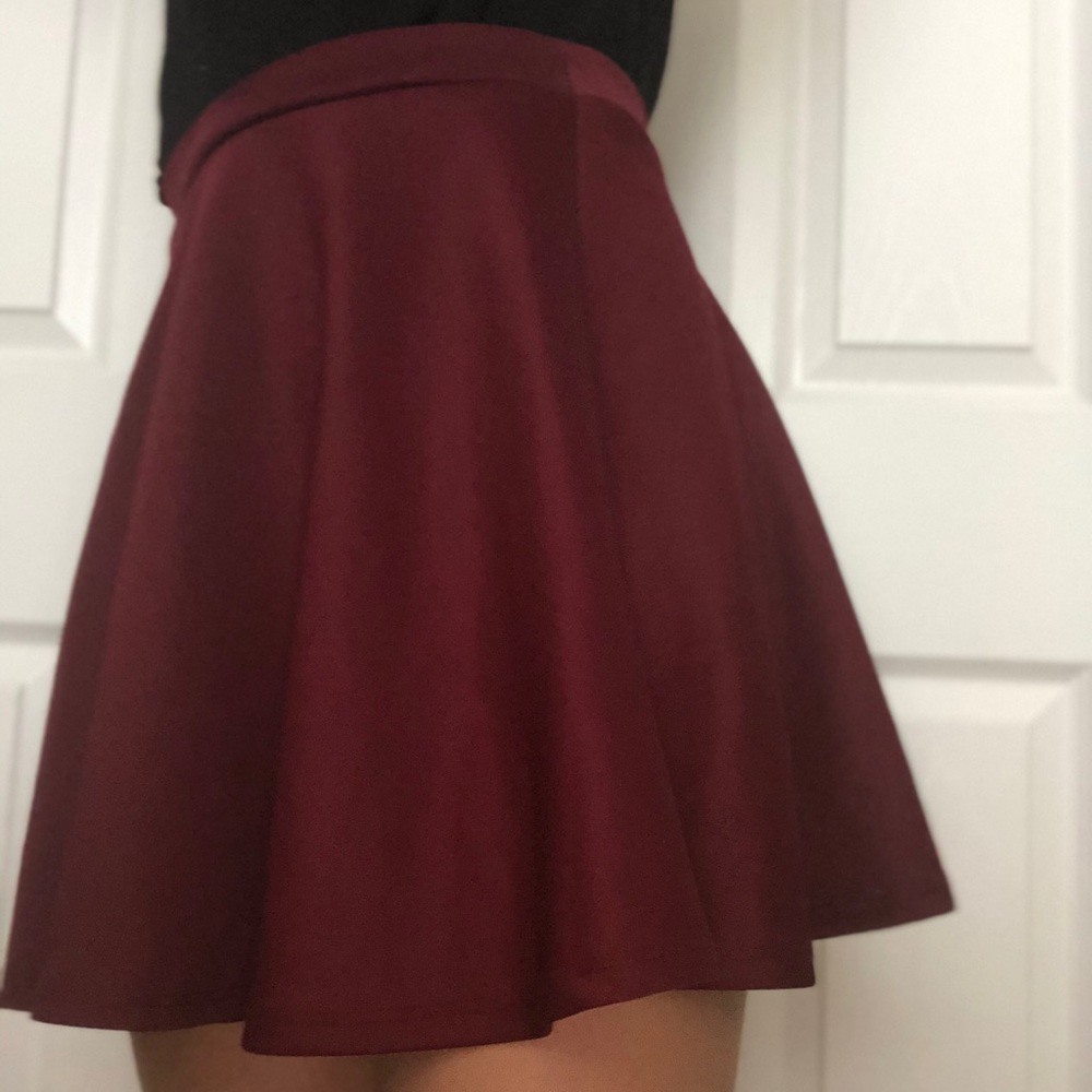 Red Skater Skirt